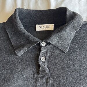 Pal Zileri Charcoal Polo Shirt